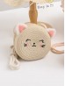 Crochet Mini Bag W/ Cat Ears